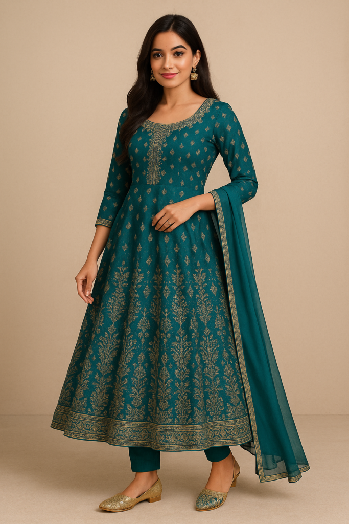footwear for Lehenga or Anarkali dress